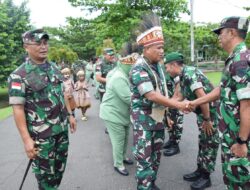 Kunjungan Pangdam XVII/Cenderawasih ke Makorem 174/ATW Disambut Meriah
