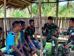 Satgas Yonif 143/TWEJ Isi Waktu Luang Anak Papua dengan Kegiatan Ini