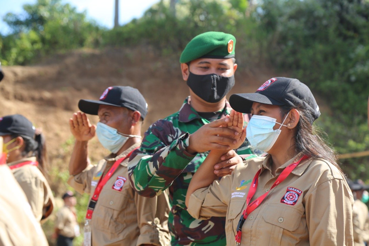Kemensos Perkuat Mitigasi Bencana Pascabencana dengan Tingkatkan Kompetensi Tagana 311 di Daerah Terdampak