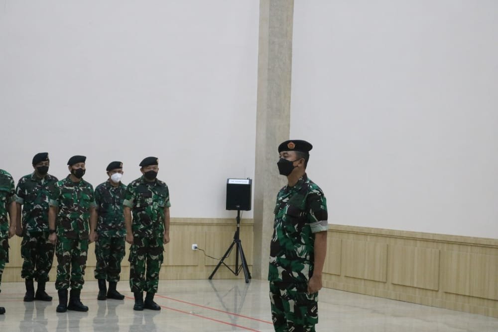 Pangkogabwilhan I Terima Laporan Kenaikan Pangkat Perwira Menengah