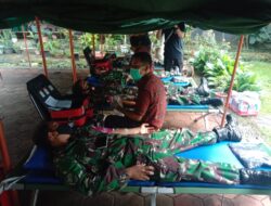 Kodim 0601/Pandeglang Turunkan Personil untuk Donor Darah HUT RSIA Permata Ibunda
