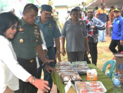 Korem 174/ATW Apresiasi Inovasi Olahan Makanan Tradisional dari Hasil Kebun Petani Lokal