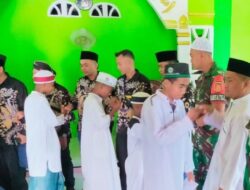 Yonarmed 1 Kostrad Bagikan Paket Sembako di Bakti Sosial