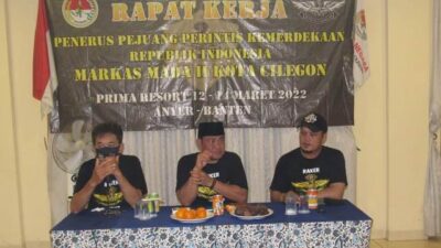 PPPKRI Bela Negara Mada II Cilegon Gelar Rakor Tahun 2022