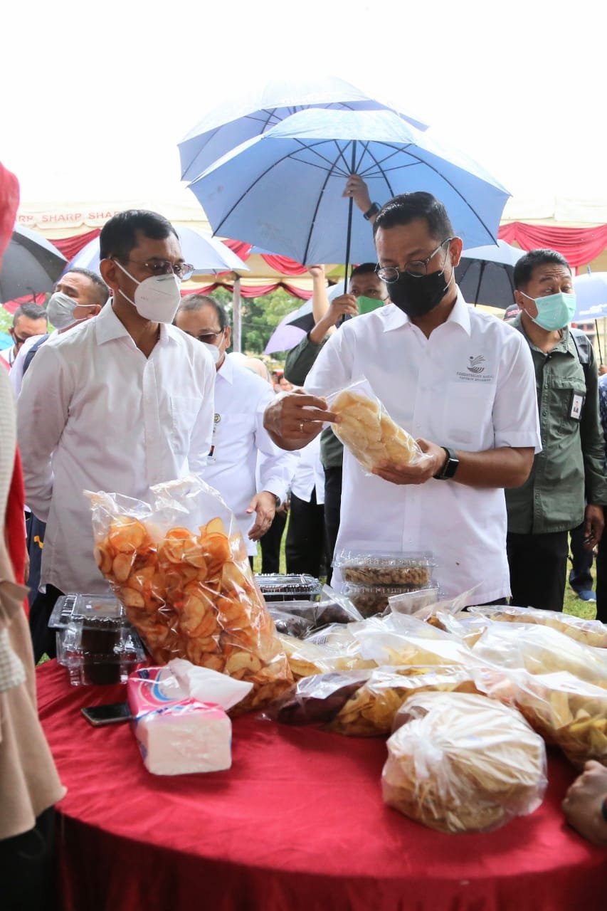 Menteri Sosial Juliari P Batubara Kunjungi dan Sapa Warga Sumatera Utara