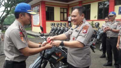 Kapolda Banten Serahkan 20 Kendaraan Raimas untuk Latihan Siswa SPN Mandalawangi