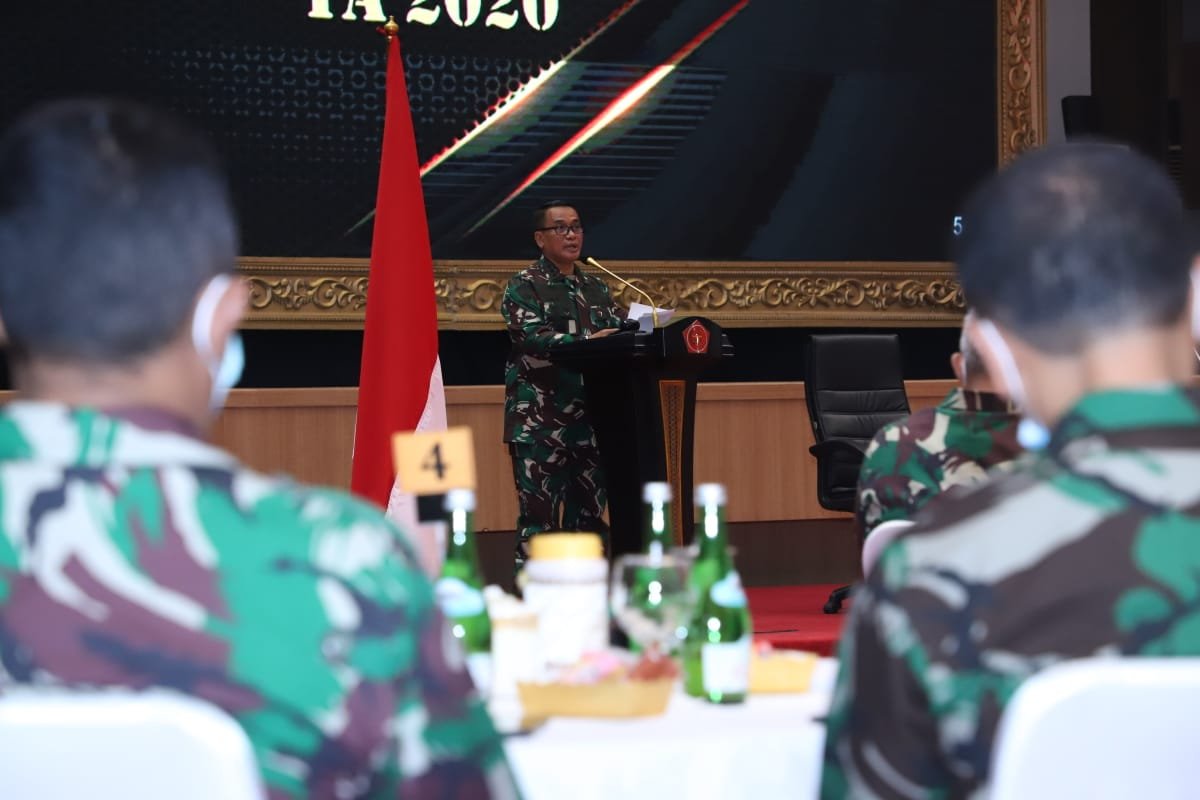 Irjen TNI Pimpin Rakorwas Inspektorat TNI dan Kemhan 2020