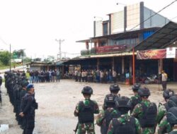 TNI-Polri Boven Digoel Gelar Apel Gabungan Jaga Kamtibmas Jelang Pilkada