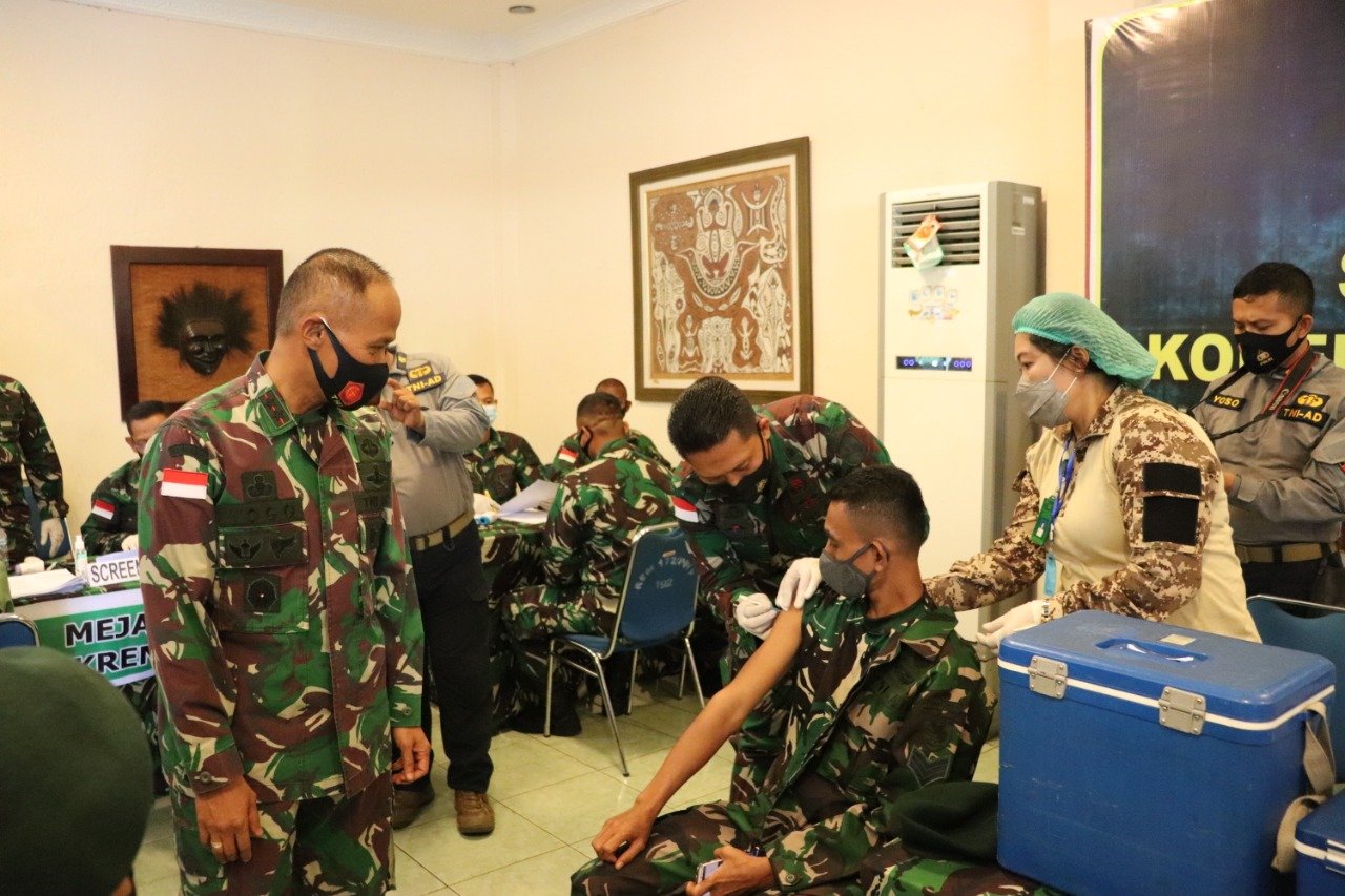 Pangdam Cenderawasih Hadiri Tatap Muka Virtual Panglima TNI dan Kapolri dengan Tokoh Agama