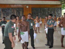 96 Calon Tamtama PK Reguler Gelombang II dan Lintas Agama TNI AD TA 2022 Ikuti Sidang Parade