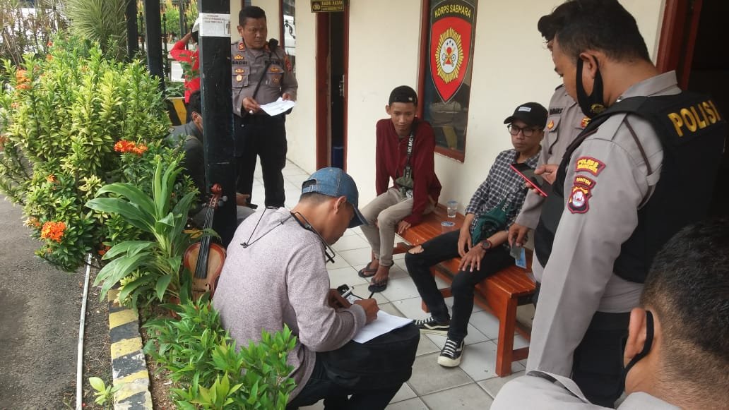 Operasi Pekat, Polres Serang Kota Amankan Pengamen Lagi