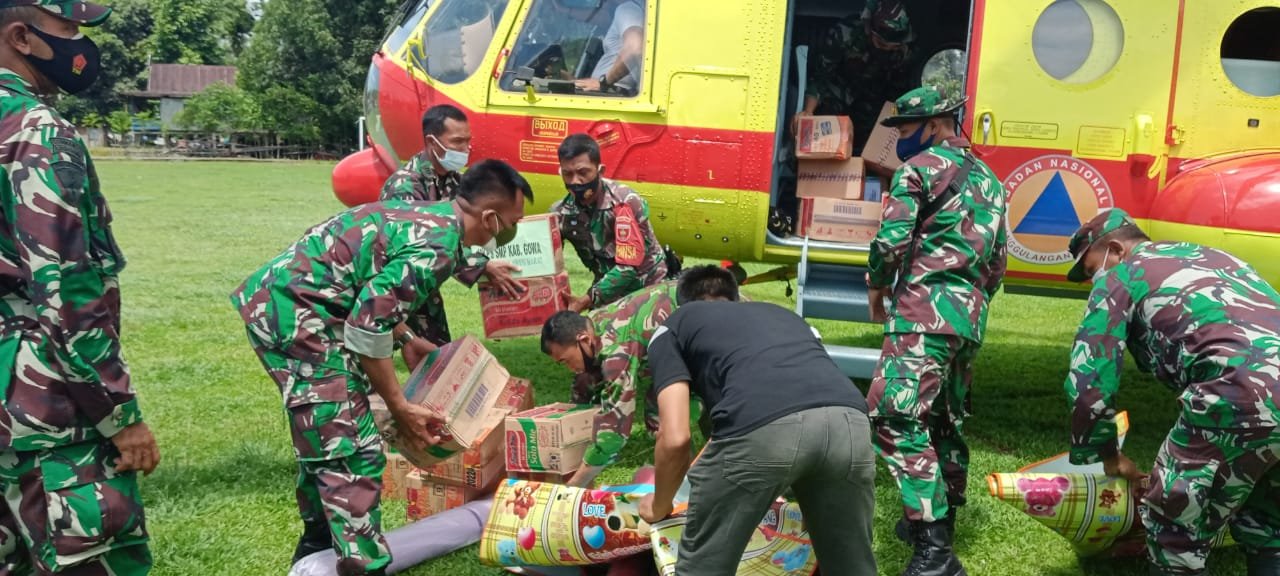 TNI dan Pemda Sebar Merata Bantuan Gempa di Sulawesi Barat