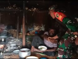 Babinsa Koramil 1714-02/Ilu Blusung Dapur Masyarakat Binaan Jalin Silaturahmi