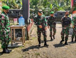 Dansatgas Yonif 512/QY Terima Kunjungan dari Yonif 126/KC