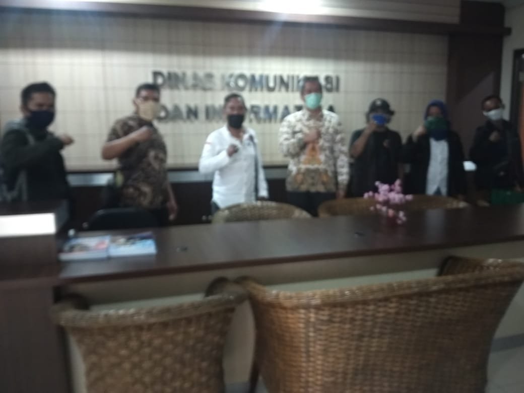 PWOIN Kota Depok Jalin Sinergitas Silaturahmi ke Kadiskominfo