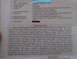 PAMDAL DPRD Banten Dilaporkan ke Polisi karena Pemukulan Mahasiswa KUMALA