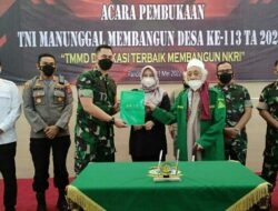 Danrem 064/MY dan Bupati Pandeglang Buka TMMD Ke-113 Kodim 0601