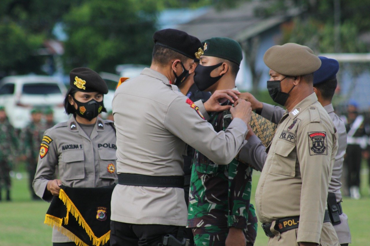 Kodam XVII Cenderawasih Ikut Apel Pengamanan PON XX 2021