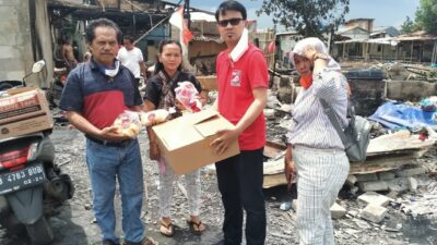 DPC PSI Cengkareng Peduli Korban Kebakaran