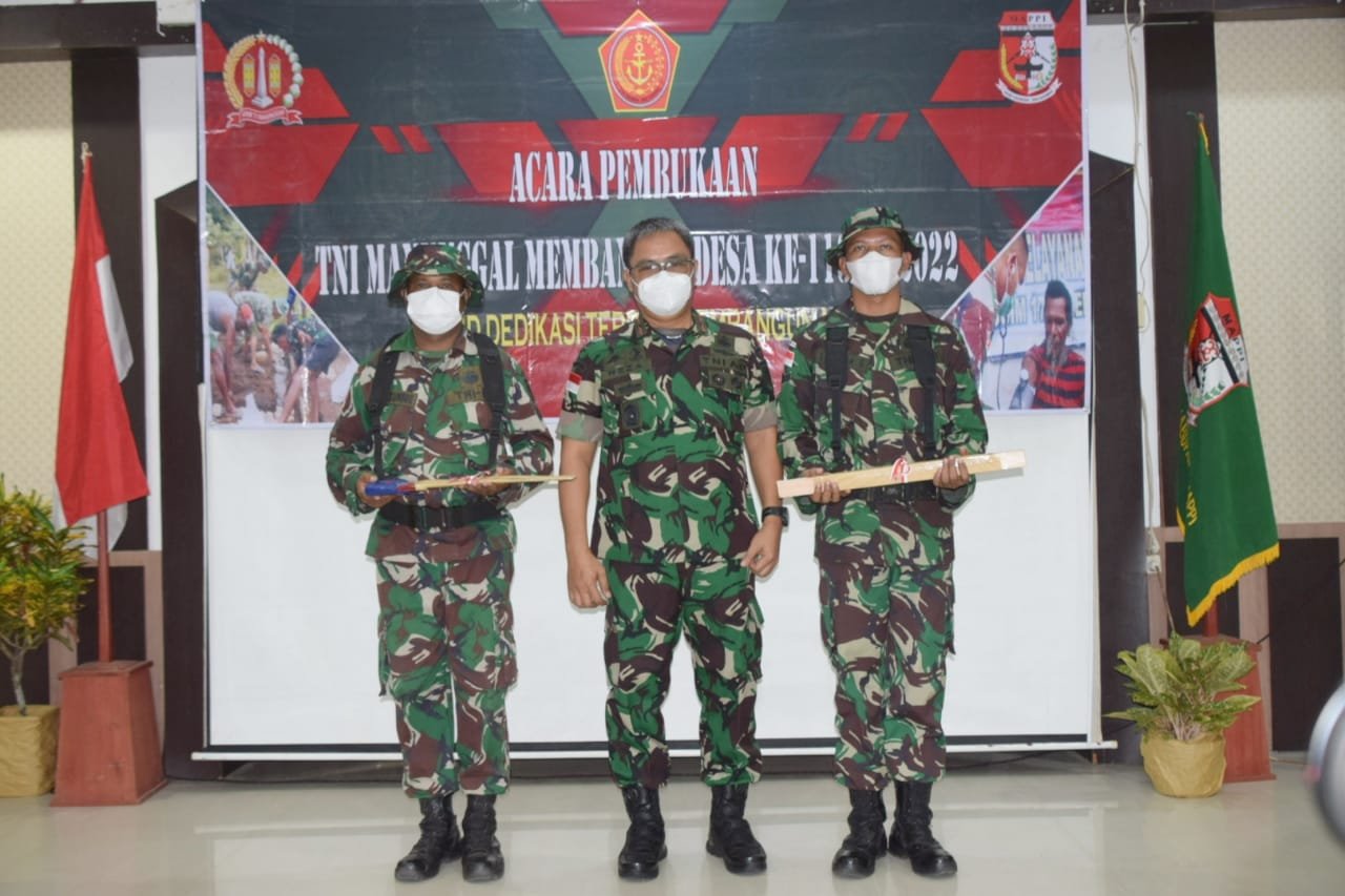 Danrem 174 Merauke Buka TMMD Ke-113 di Kampung Vier Mappi Papua