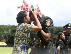 Tangis Haru Pelantikan 1000 Bintara Otsus Papua