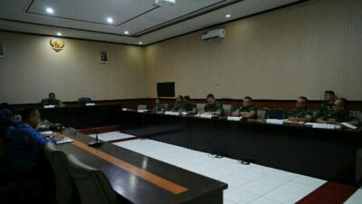 Danrem 064/MY Terima Paparan Kesiapan TMMD ke-116