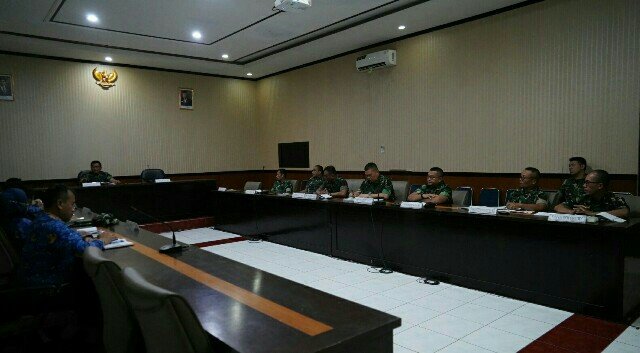 Danrem 064/MY Terima Paparan Kesiapan TMMD ke-116