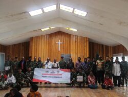 Satgas Yonif Mekanis 203/AK Kolaborasi Artha Graha Peduli Renovasi Rumah Ibadah