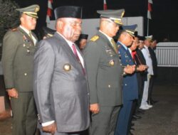 Danrem 174/ATW Renung di TMP Trikora untuk Hargai Jasa Pahlawan