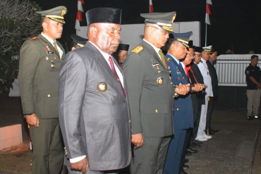 Danrem 174/ATW Renung di TMP Trikora untuk Hargai Jasa Pahlawan