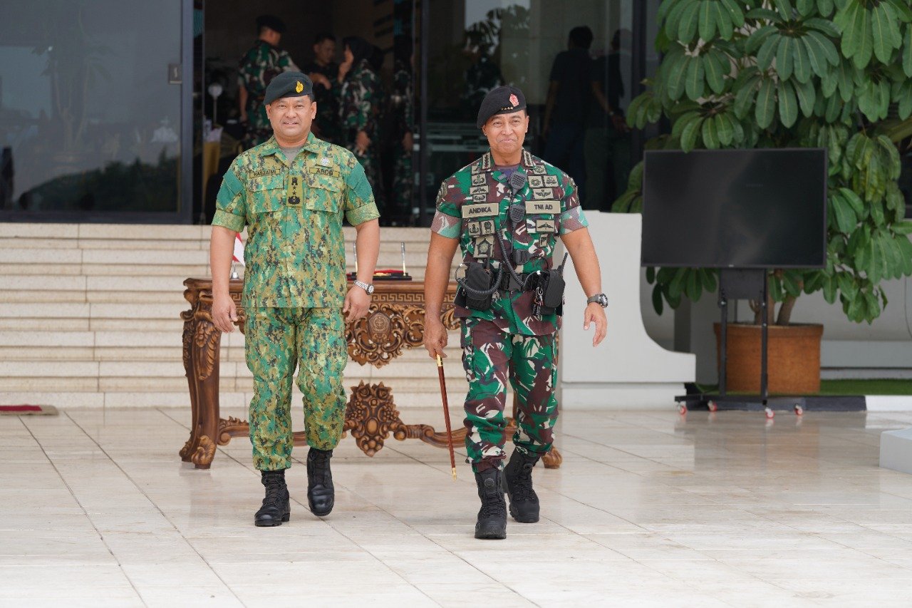 Panglima TNI Terima Kunjungan Kehormatan Panglima Angkatan Bersenjata Brunei