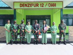 Pangdam Cenderawasih Kunjungi Denzipur 12/OHH Saat Kunker ke Nabire