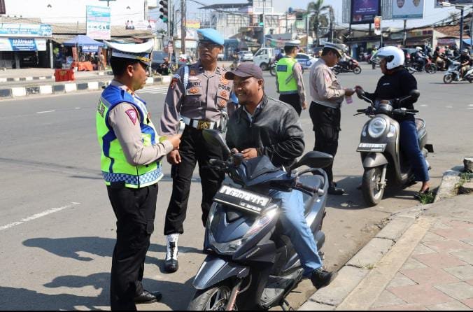 Hari Kedua Ops Patuh Maung 2024, Ditlantas Polda Banten Tegur dan Himbau