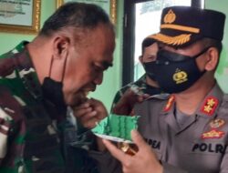 HUT TNI Ke-76, Kapolres Serang Kota Beri Kejutan untuk Kodim 0602