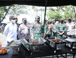Panglima TNI Pastikan Asupan Gizi Prajurit Saat Tinjau Dapur Lapangan