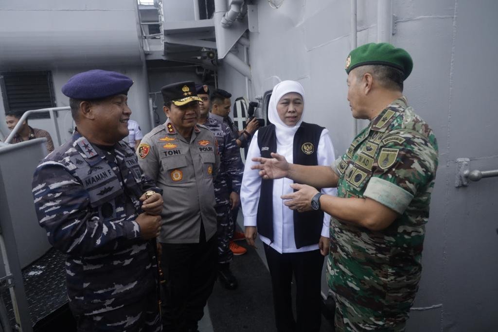 Masalembu Krisis Pangan, Forkopimda Jatim Salurkan Bantuan