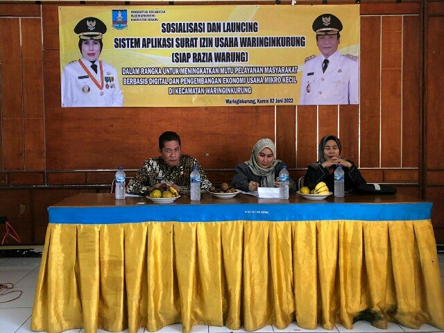 Kecamatan Waringin Kurung Luncurkan Aplikasi Siap Razia Warung
