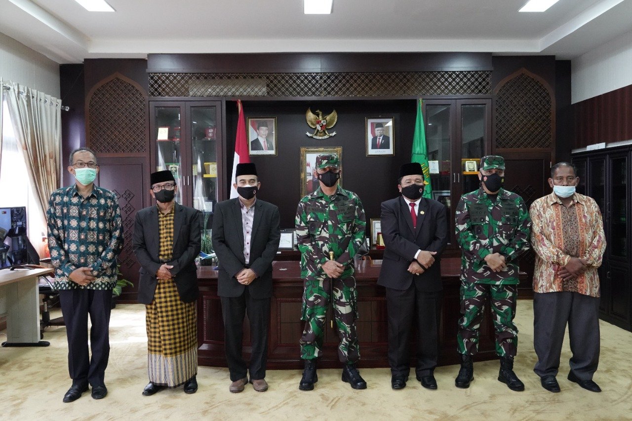 Pangdam I M Silaturahmi dengan Civitas Akademika UIN Ar-Raniry Perkuat Kerja Sama