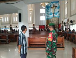 Kodim Mimika Amankan Gereja untuk Ibadah Jumat Agung yang Aman