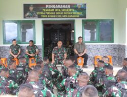 Tim Dalwasops Kodam Jaya Kunjungi Satgas Yonif Mekanis 203 AK di Lanny Jaya