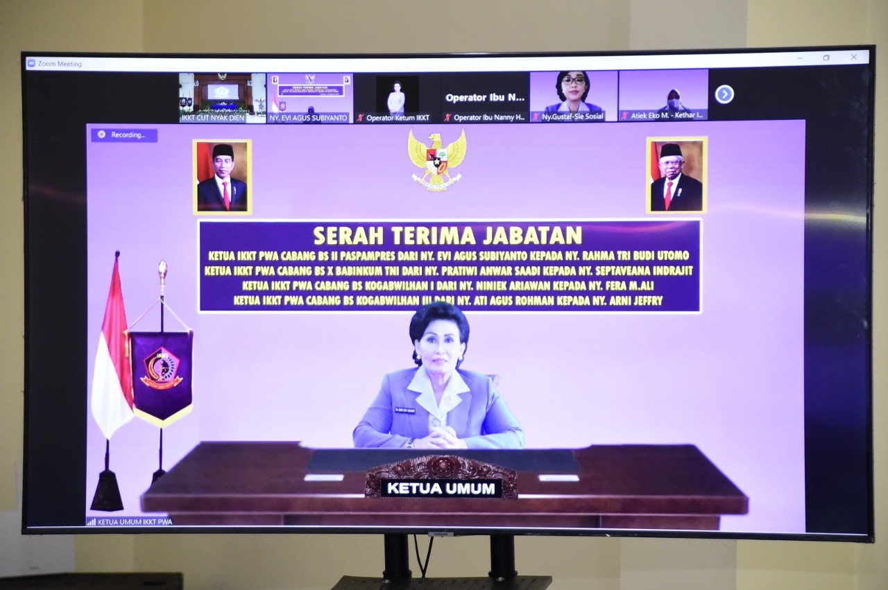 Ketum IKKT PWA Pimpin Sertijab 4 Ketua IKKT Baru