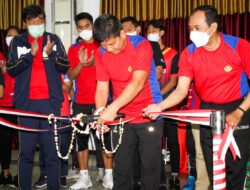 Danpussenarhanud Kodiklatad Resmikan Lapangan Bulutangkis R Harsoyo dan PB Vyati