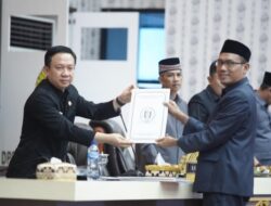 DPRD Pringsewu Paripurnakan Rekomendasi Hasil Pembahasan LKPJ Kada