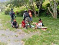 Komsos Intens Kodim Yalimo dan Yonif RK 751/VJS Dapat Tempat di Hati Warga