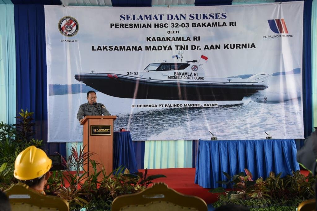 Bakamla RI Luncurkan Kapal Patroli Tercepat untuk Zona Maritim Tengah Indonesia
