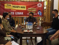 Kapolres Lebak Ngopi Bareng HMI Dipo Lebak