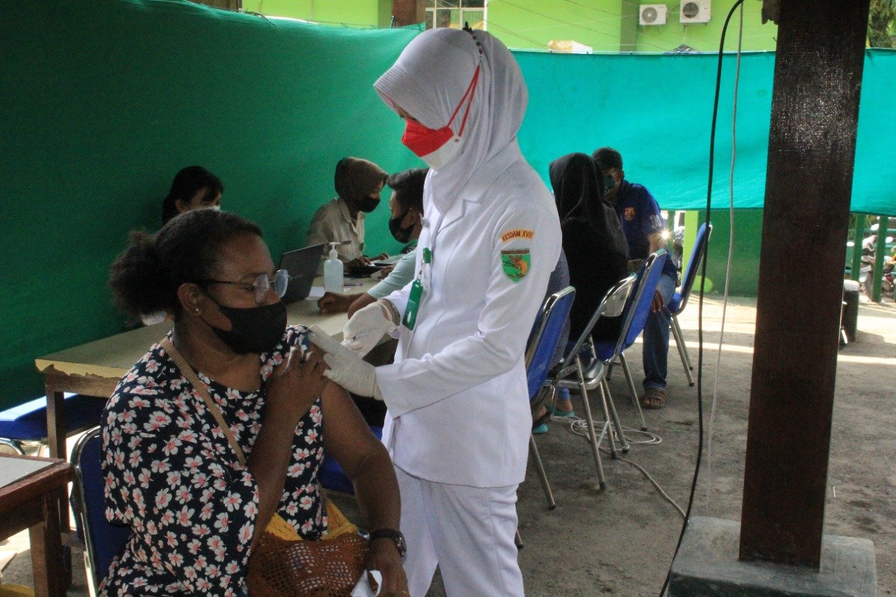 Jelang PON XX Kodam Cenderawasih Gencar Vaksinasi