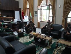 Danrem 064/MY Silaturahmi dengan Kajati Banten