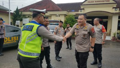 Kapolda Banten Kunjungi Polsek Rangkasbitung, Disambut Langsung Kapolsek