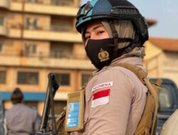 Brigadir Iis Polwan Cantik Polda Banten Jadi Pasukan Perdamaian Afrika Tengah